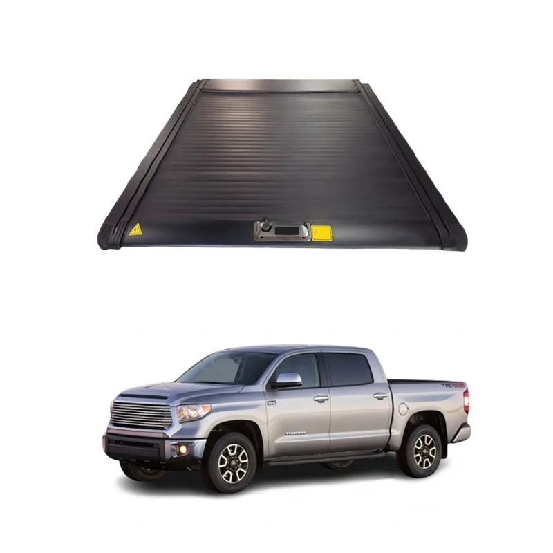 

4X4 auto accessories Retractable pickup truck bed roller shutter cover lid for HILUX vigo double cab tonneau cover