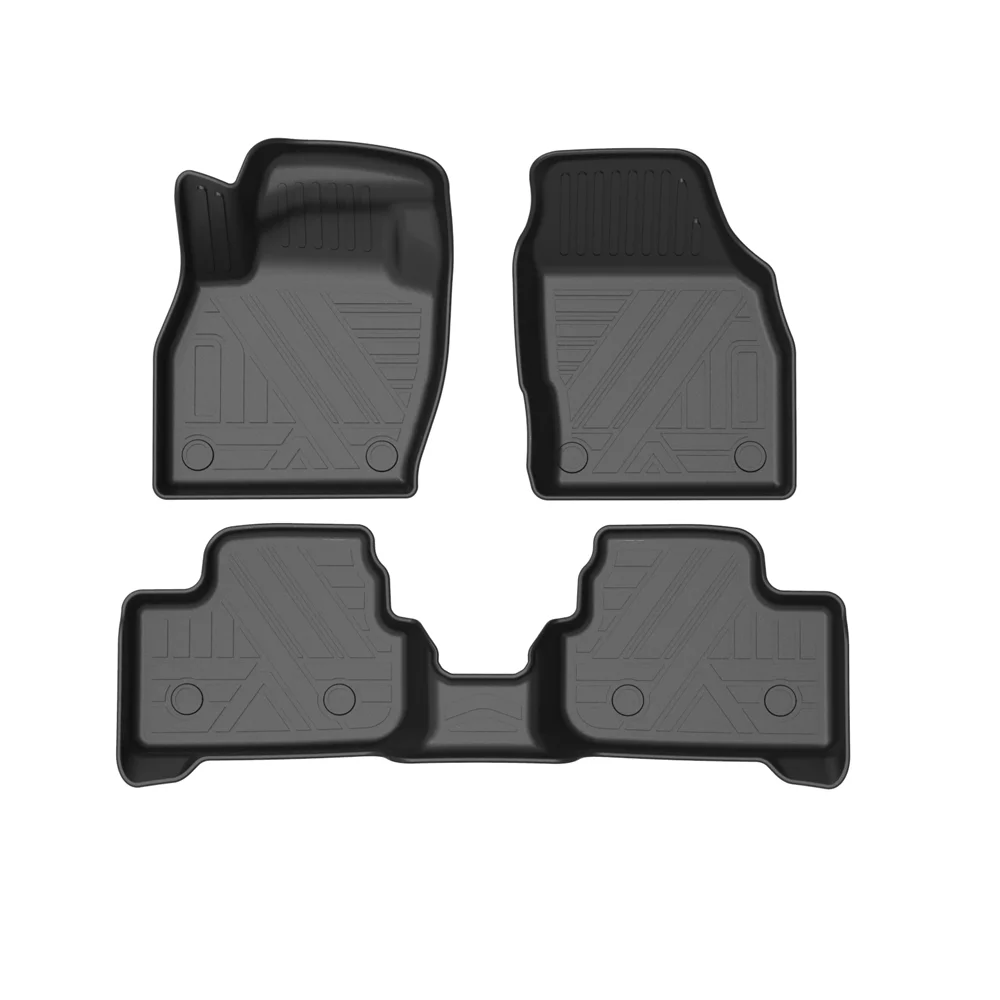 

For VW Polo 2018 2019 2020 Volkswagen custom car All-Weather TPE TPO Floor foot Mat Black Full Set Trim modified accessories