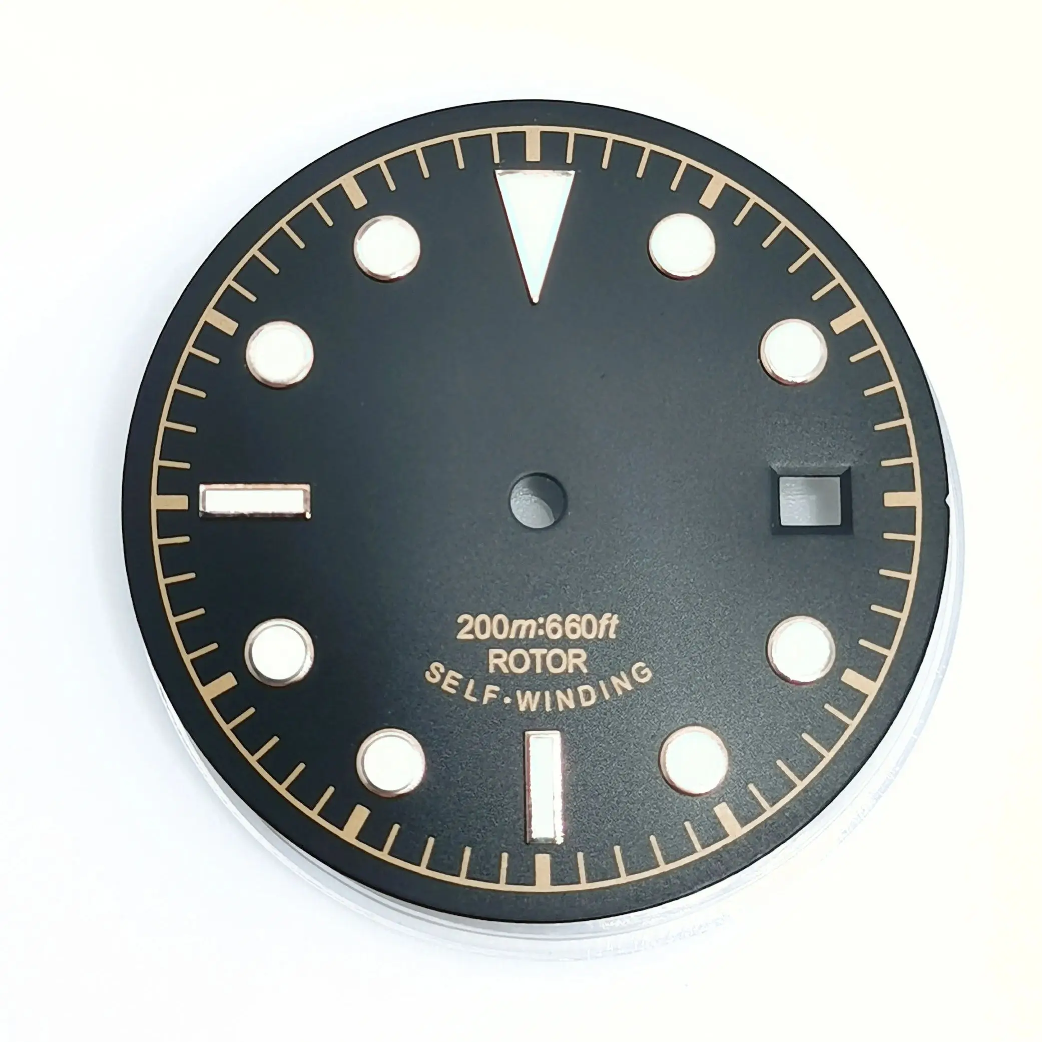 30.5MM Dial Green Luminous Fit NH35 NH34 Automatic Movement