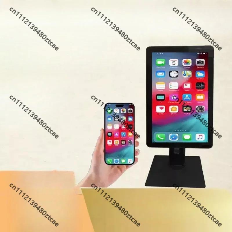 14‑24 Inch Vertical Teleprompter LCD Monitor for Live Streaming,Wired & Wireless Screen Casting