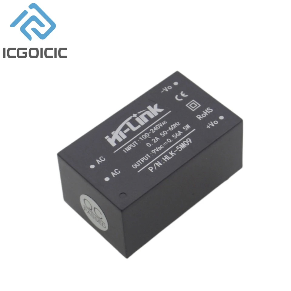 220V to 5V/3.3V/9/12V/24V 3W 5W Mini Power Supply Module Step Down Buck Module AC to DC HLK-5M03/09/12/24 HLK-PM03/09/0612/24