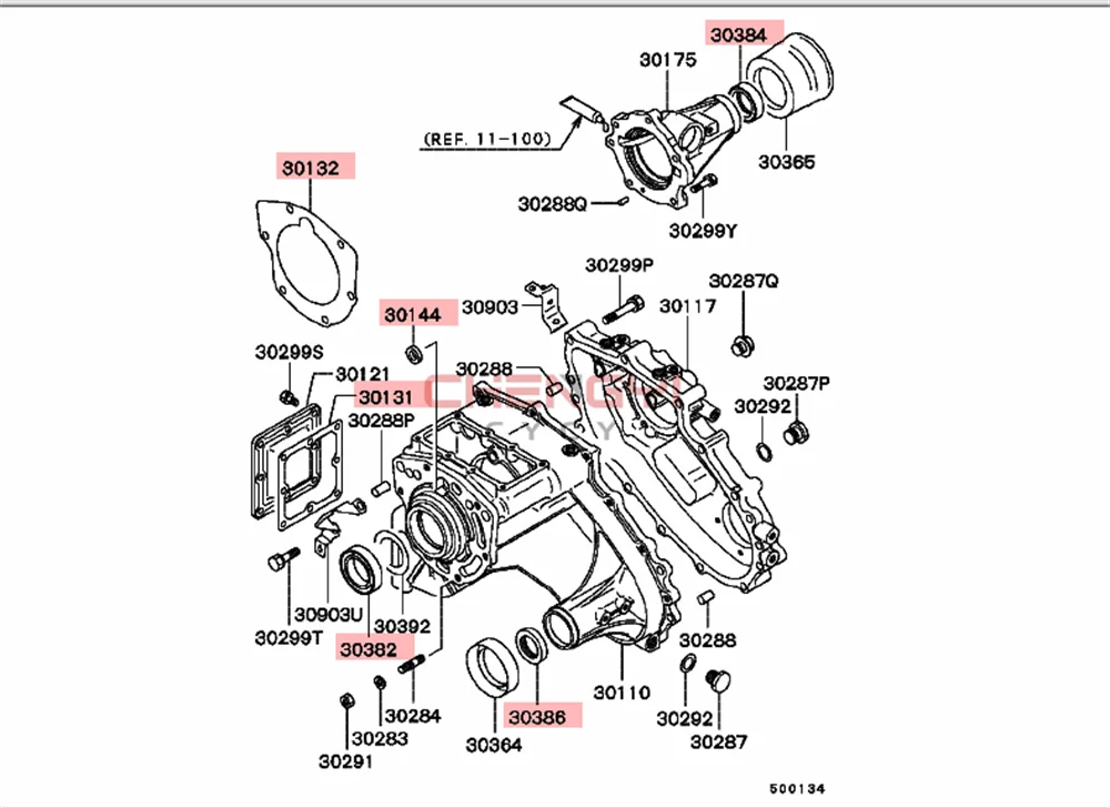 Transmission Repair Kit Oil Seal Gasket For Pajero Montero V11W V23W V31W V32W V32W V36W MB907975 MD738113 MD736515 MD731708