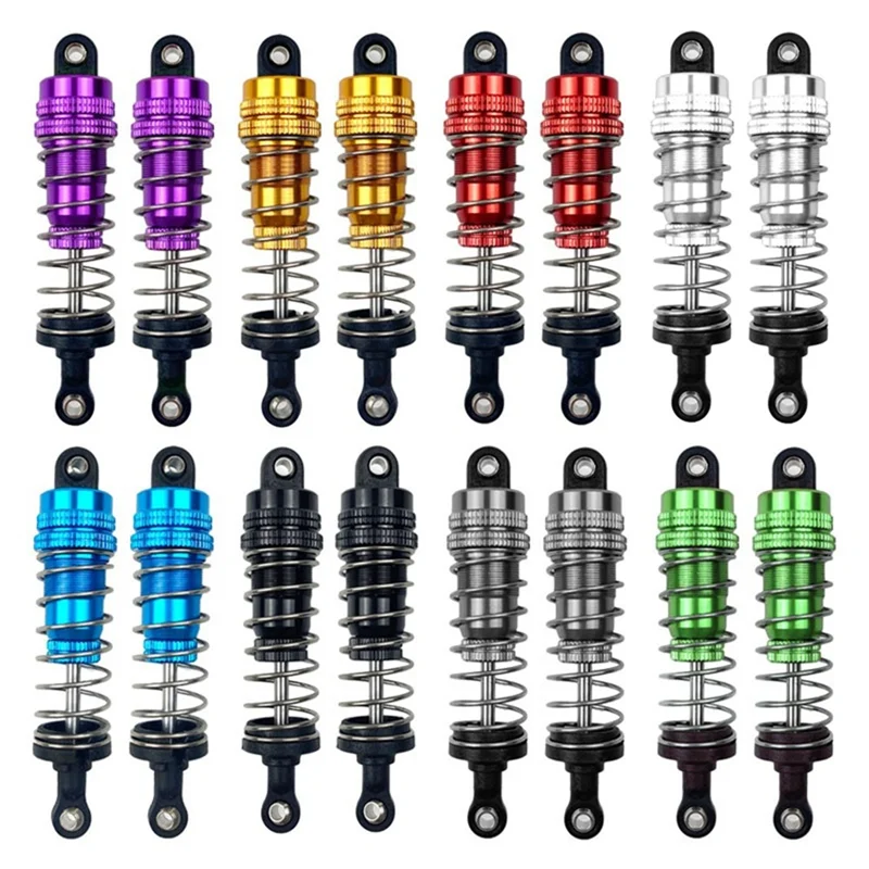 AS95-4 Stücke Metall Stoßdämpfer Für MJX H16 16207 16208 16209 16210 1/16 RC Auto Upgrades Teile 1