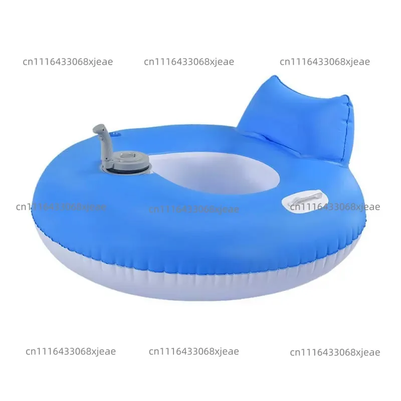 PVC Inflatable Rechargeable Pool Motor Floating Row With Dual Motors  Compartments Adult Electric Water Lounge