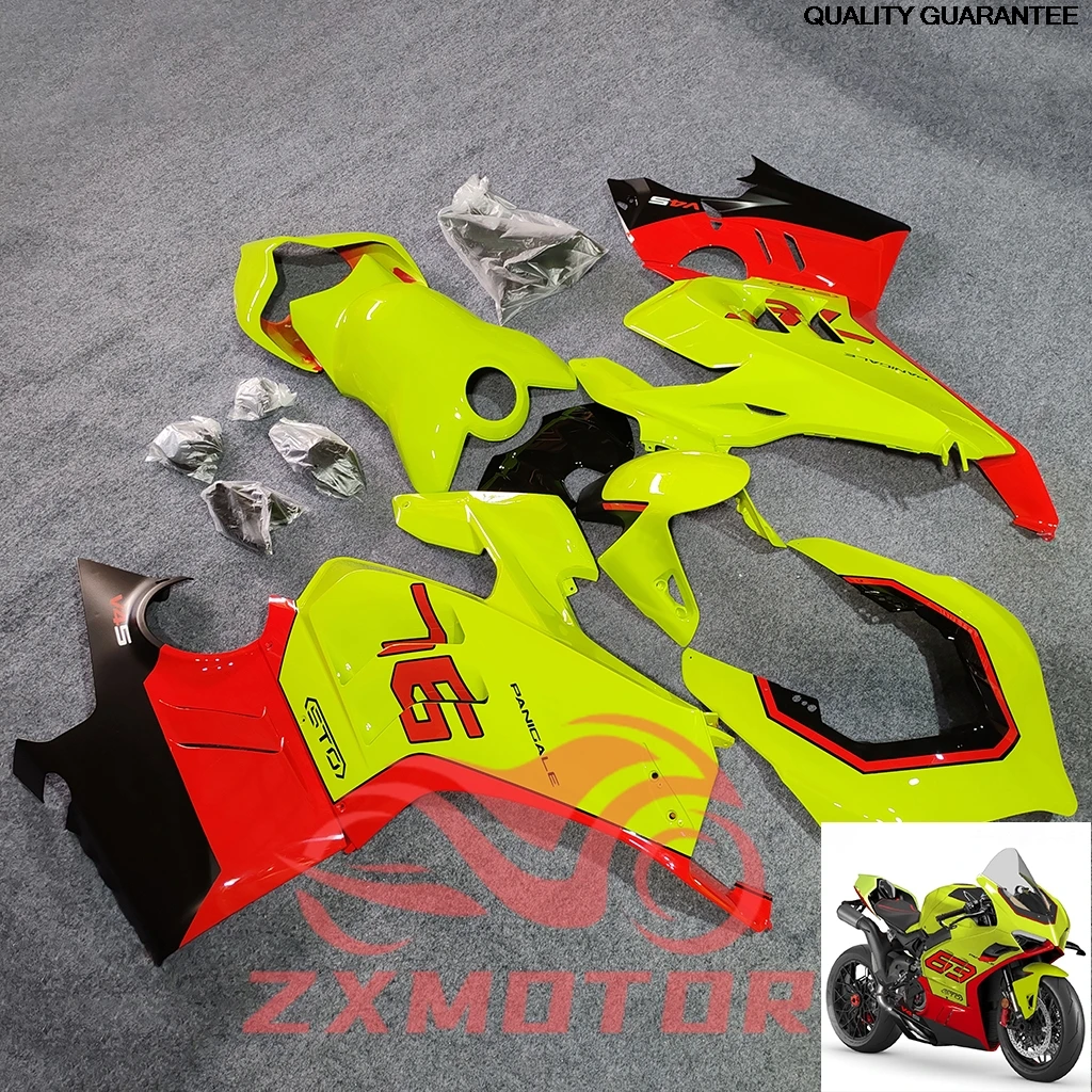 New Design V4S 2023 2024 Custom Fairing Kit for Ducati Panigaie V4 23 24 Motorcycle ABS  Fairings Bodywork Panel Set