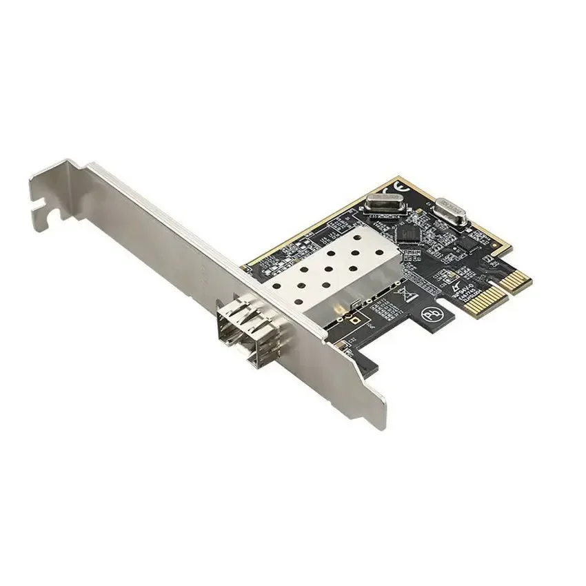 PCIEx1 Gbit/s Fiber Optic Network adapter Desktop high-speed non-drop Network Adapter Diskless startup SFP single-mode IP102GA