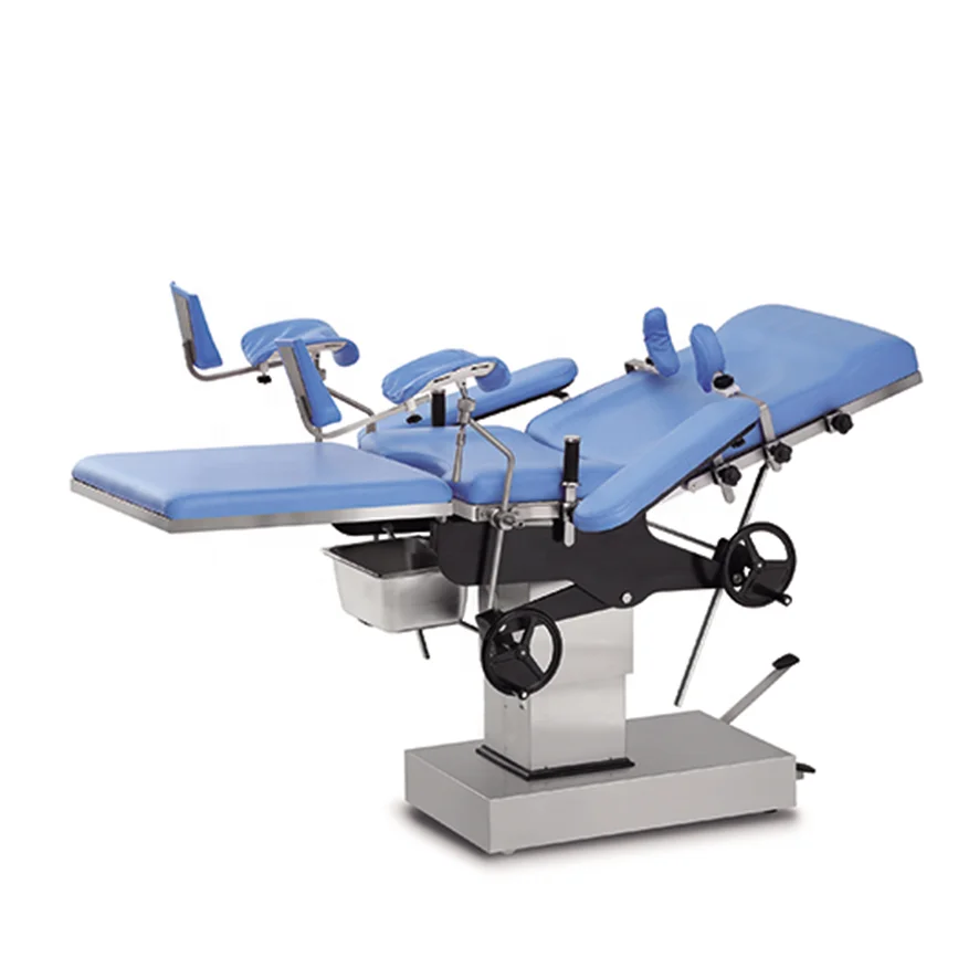 

IN-06 Medical Hospital hydraulic Electric Obstetric Table Gynecological Operation Table Electric Delivery Bed