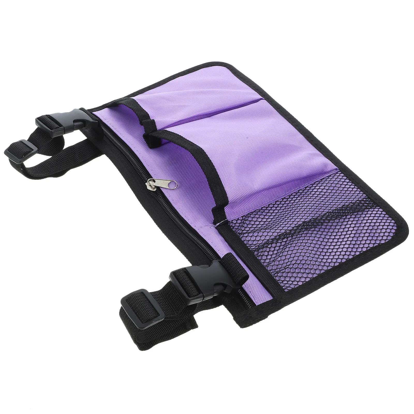 Wheelchair Armrest Bag Oxford Fabric Side Organizer Pouch for Folding Walker Senior Mobility Aids Storage Convenience Safety