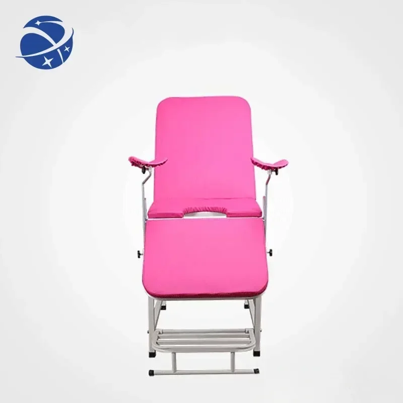 

YYHCGood price gynecological examination chair with stirrup Adjustable portable gynecological chair Simple hospital delivery bed