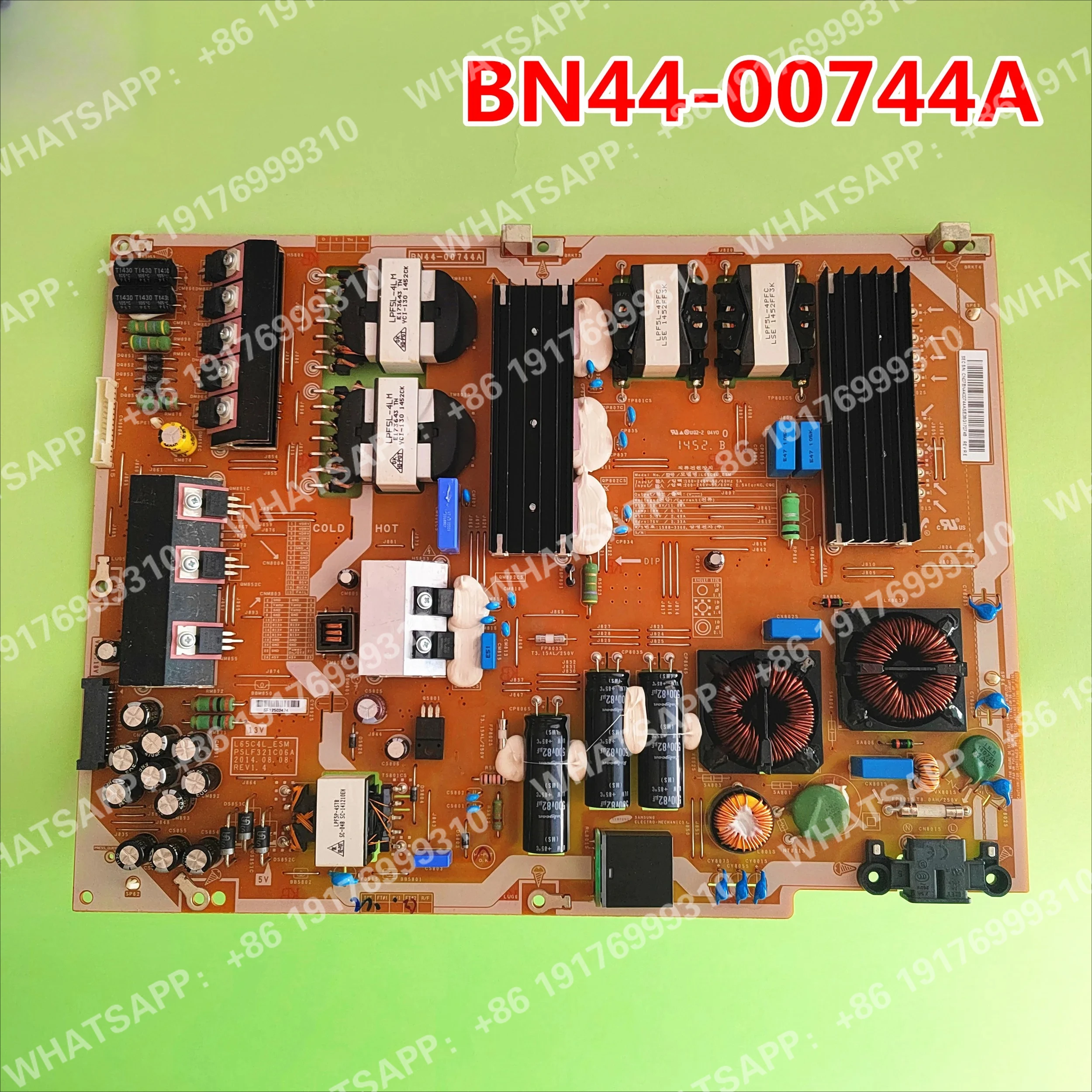 Nueva placa de alimentación BN44-00744A L65C4L-ESM para TV de 55 ''55 pulgadas 65 ''65 pulgadas UN55HU9000F UA55HU9800J UE65HU8500 UE65HU8590