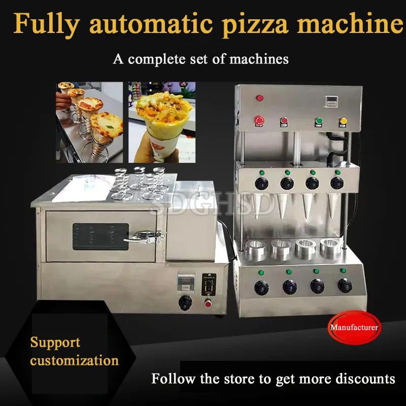 Automatic Edible Biscuit Coffee Cup Make Machine Pizza Cone Machine Edible Cup Manufacturing Line