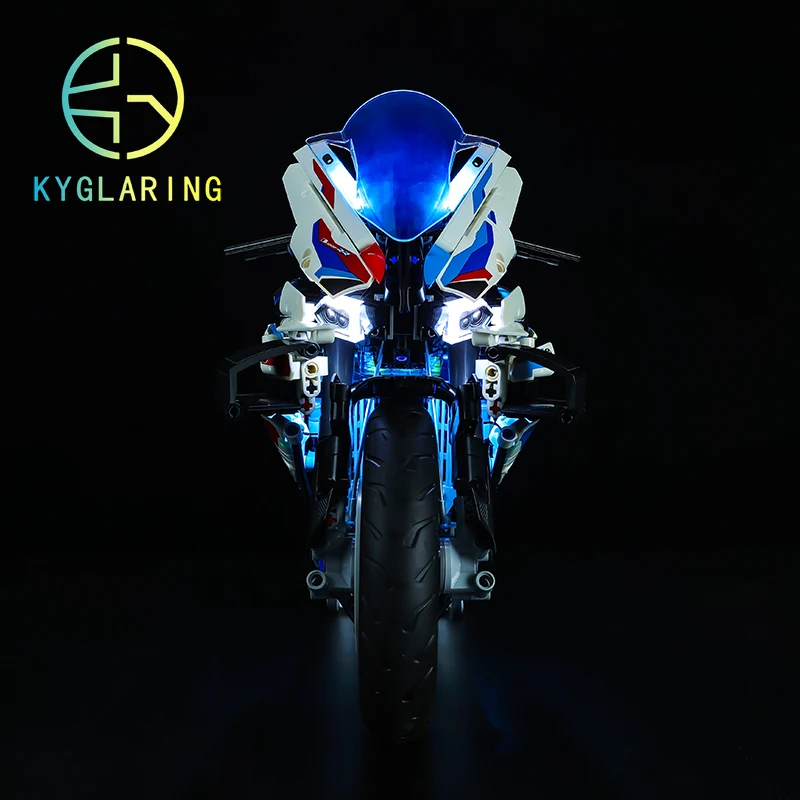 Kyglaring Led-verlichtingsset DIY-speelgoed voor technische motorracewagen 42130 M 1000RR Blokken Alleen bouwen Lichtset inbegrepen