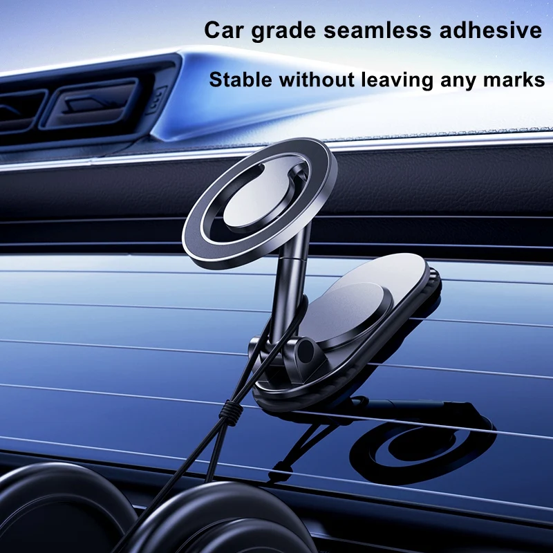 

2026 New Upgrade Car Phone Holder 1080° Rotatable Folding Magnetic Mount Portable Navigation Bracket For Vehicles