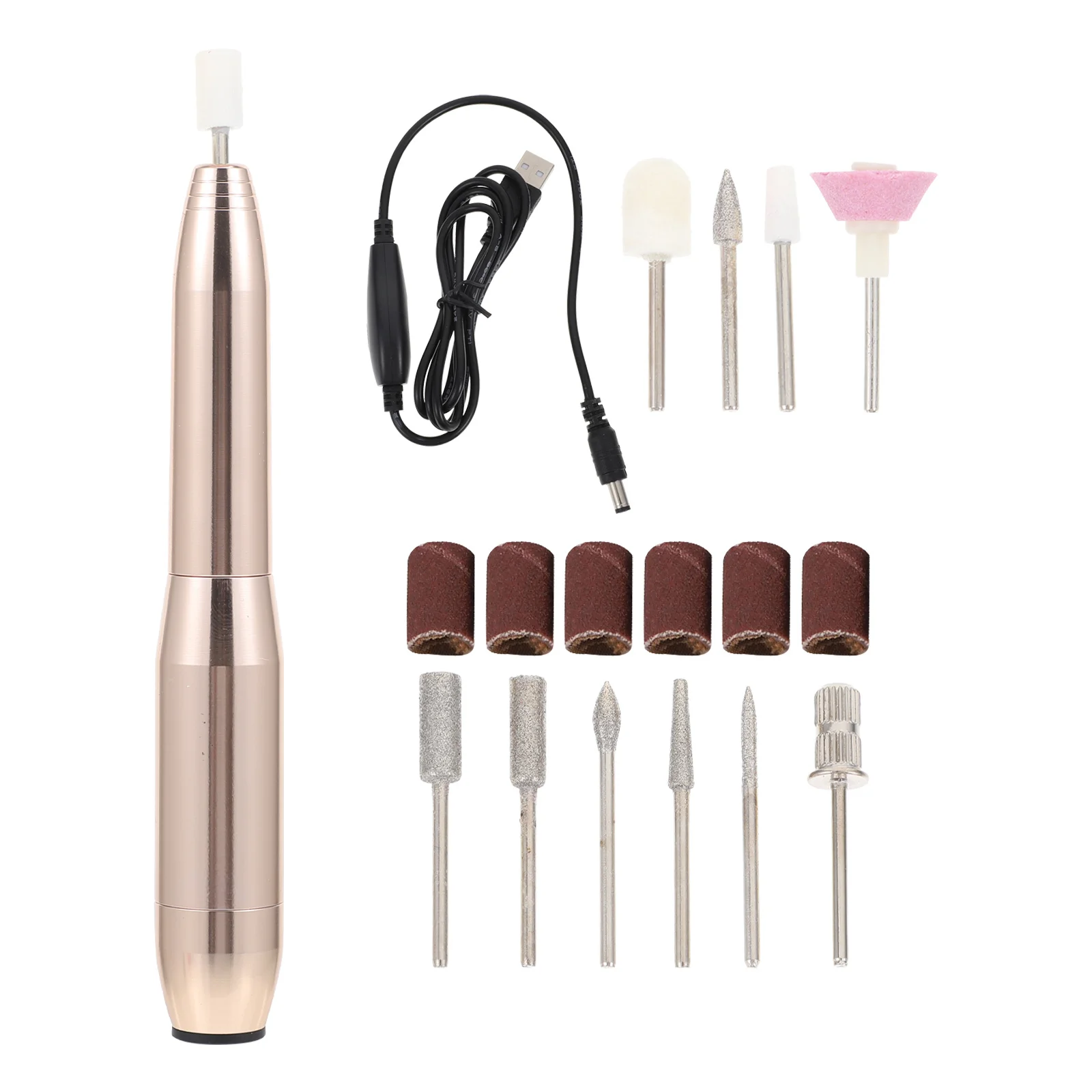 Zestaw do manicure elektrycznego 1 szt. Wiertarka do paznokci, cicha, płynna praca, wiele efektów polerowania, stabilna funkcja.