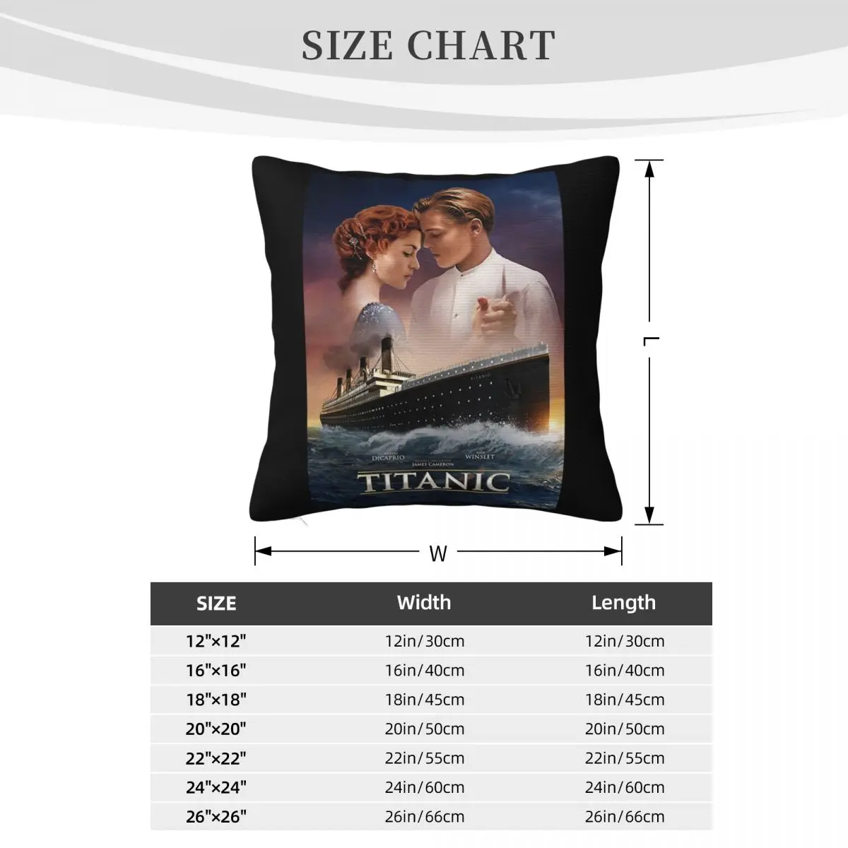 تيتانيك الفيلم المشارك ليونارد دي كابريو ريترو كول فيلم ريترو 2274 خمر أحدث الفكاهة الصيف نمط كيس وسادة