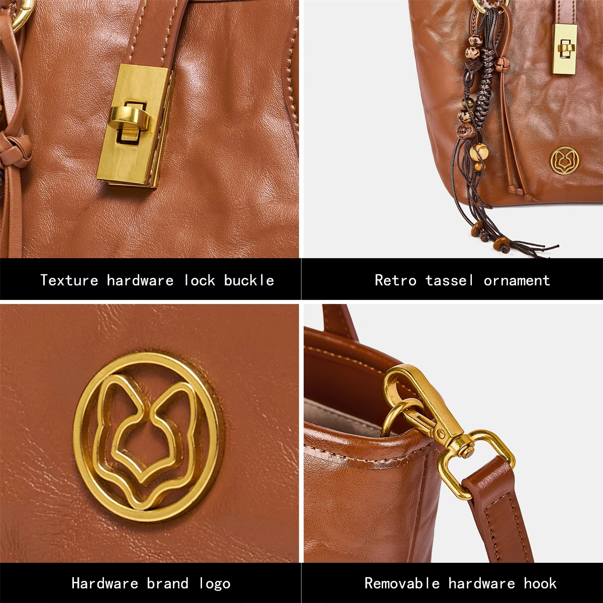 FOXER Genuine Leather Women Handbag 2026 Autumn Winter Small Tote Bag Cow Leather Ladies Shoulder Crossbody Purse With Pendant