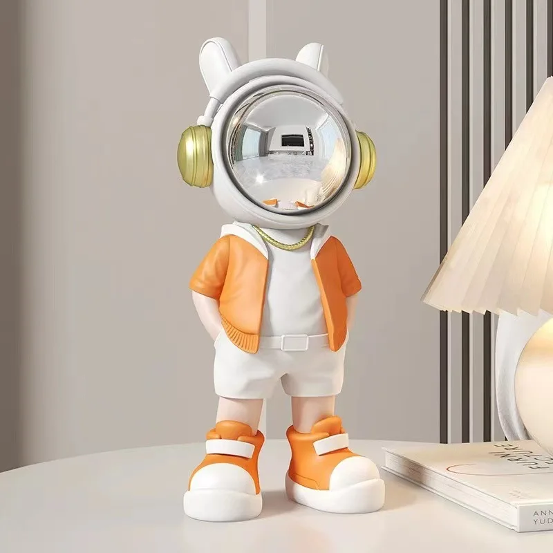 Creative Astronaut Resin Astronaut Image Light Luxury Decoration Image Statue Desktop Design