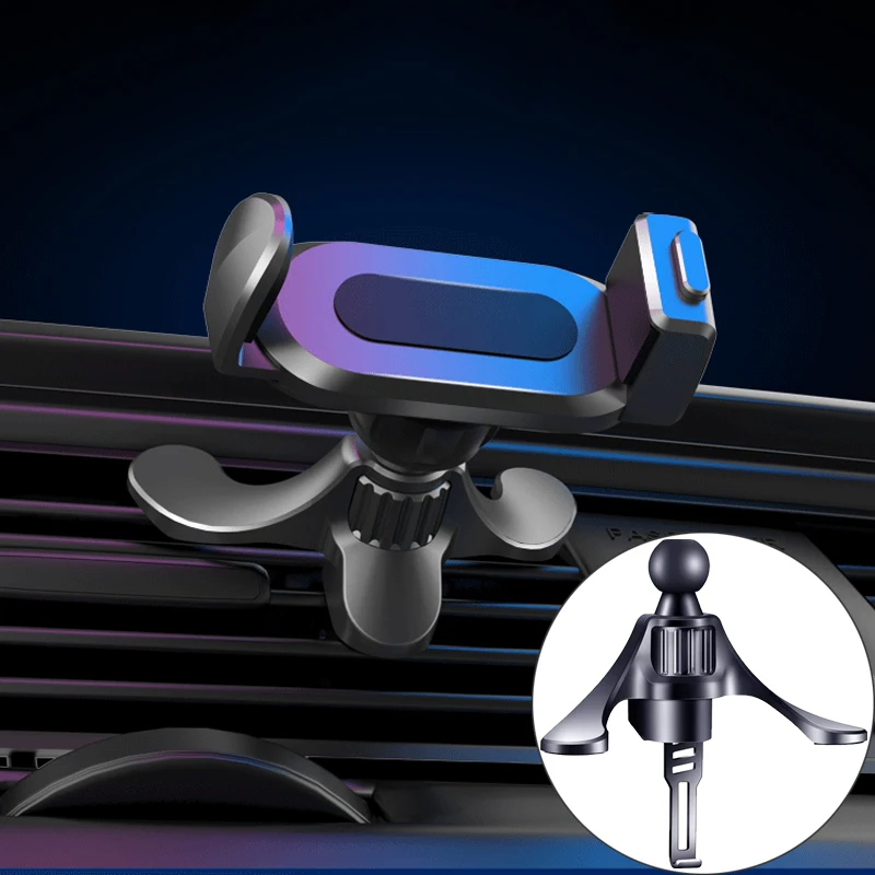 Universal Car Air Vent Clip Head Ball Car Phone Magnetic Holder Base Gravity Stand Accessories Phone Bracket Car Charger Holder