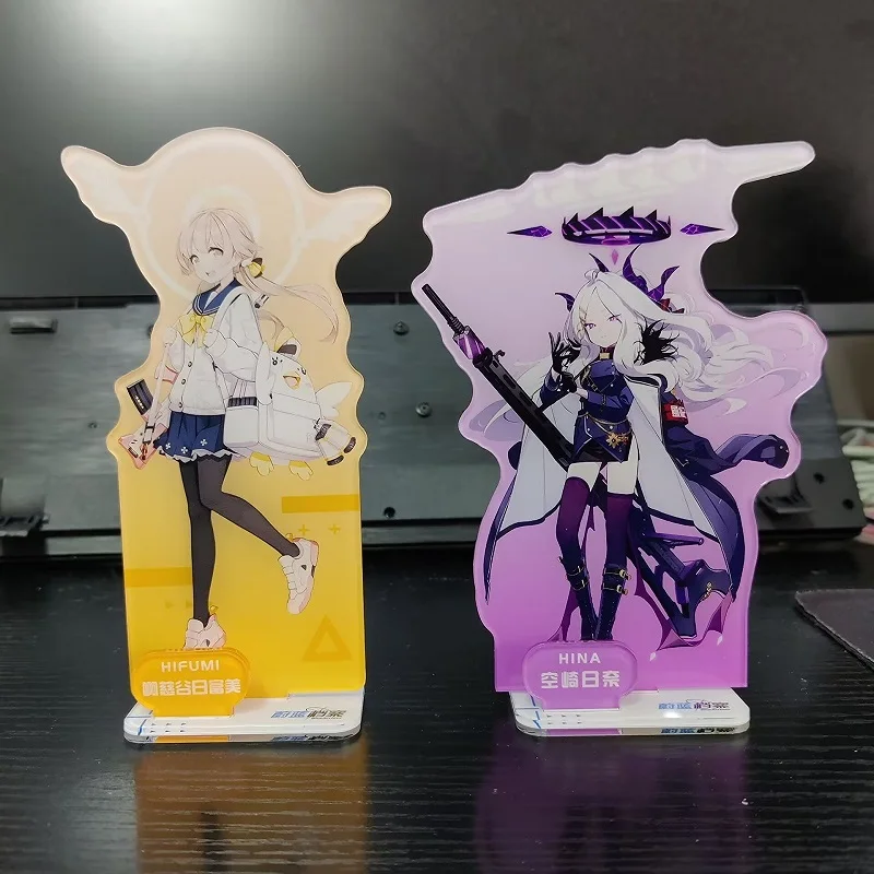 Blue Archive Anime Figures Takanashi Hoshino Kuromi Serika Cosplay Acrylic Stands Sunaōkami Shiroko Character Model Fans Toy