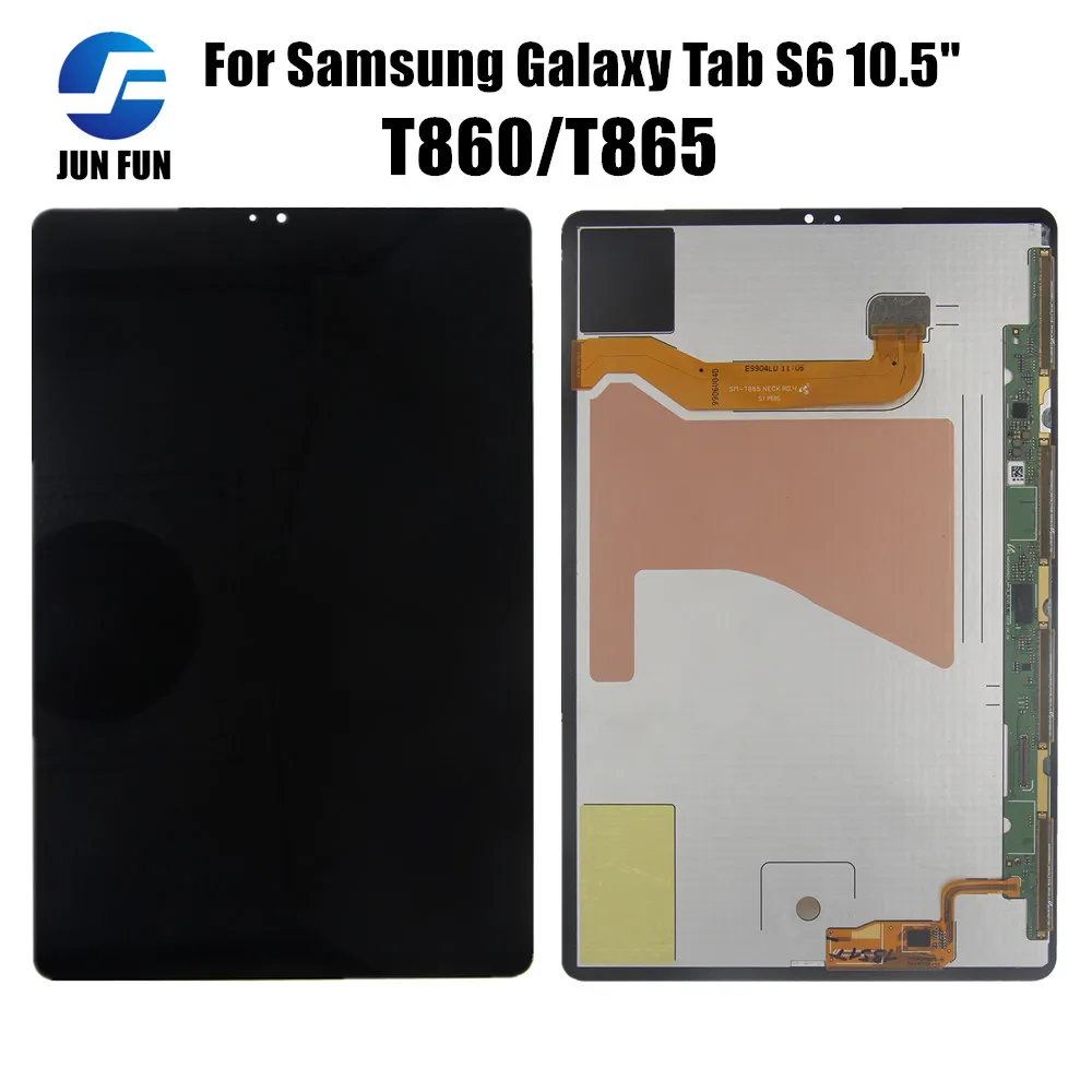 

LCD Display For Samsung Galaxy Tab S6 10.5" T860 T865 2019 LCD Display Touch Screen Digitizer Assembly Replacement