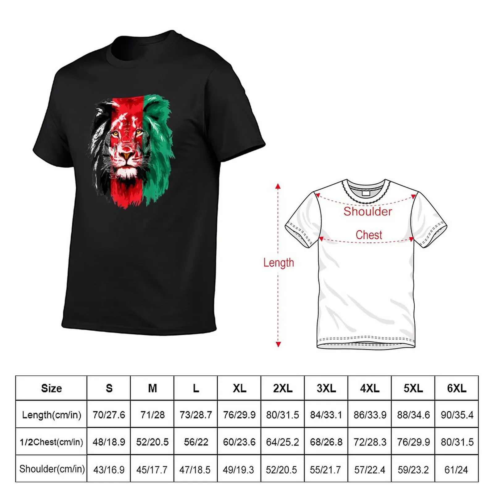 New Afghanistan Flag Lion Free Afghanistan T-Shirt custom t shirts black t shirts heavy weight t shirts for men