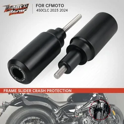 For CFMOTO 450CLC 450CL-C Frame Sliders Engine Crash Guard Falling Protection Bobber CLC450 450 CLC CL-C Fairing Anti-Crash Pad