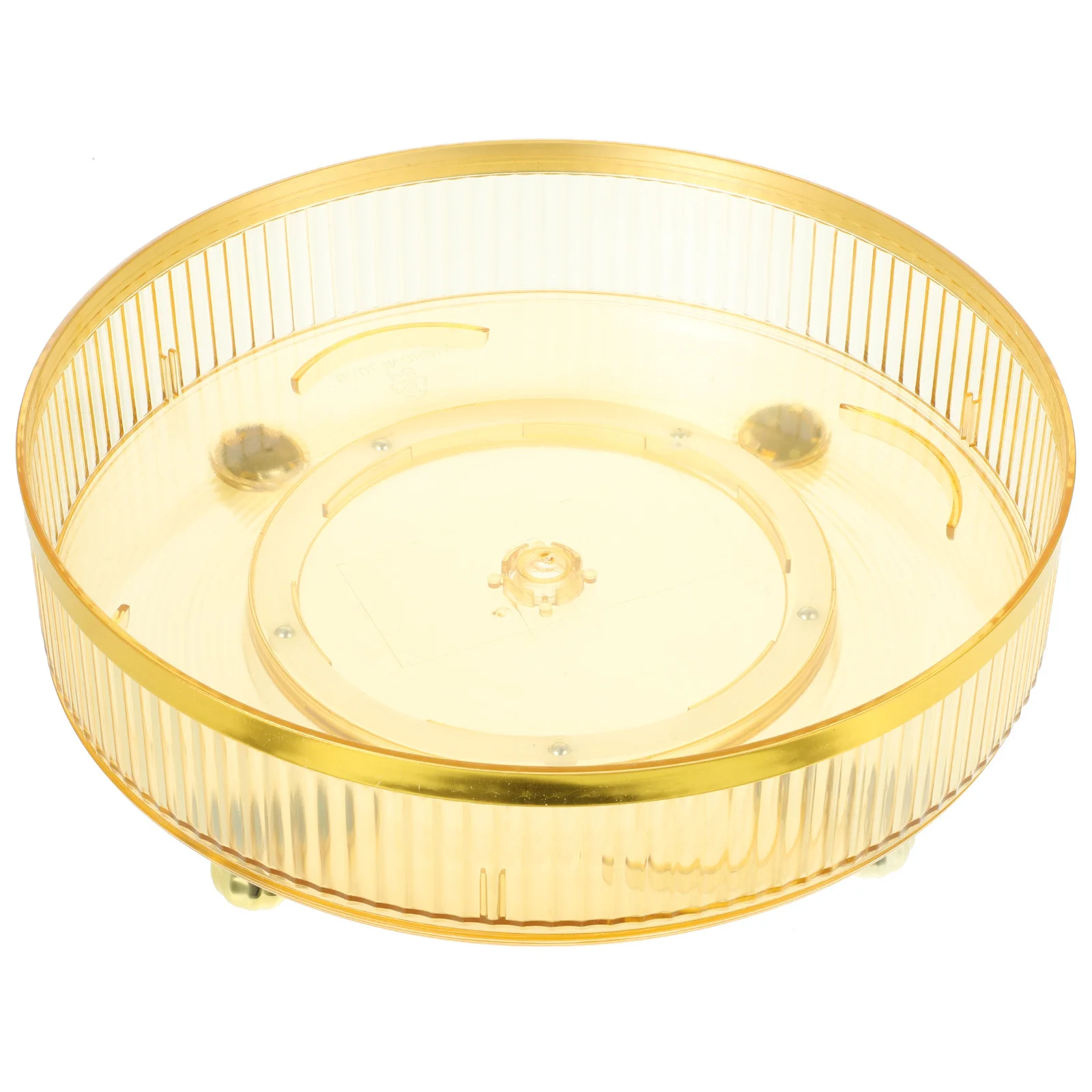 

360 Degree Rotating Makeup Organizer Box Large Capacity Detachable Bottom Countertop Storage for Cosmetics Skincare Spices