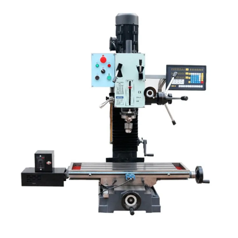 BF16/20/25/28 Bench Drill Mill Tapping Three in One Milling Drilling Machine Vertical End Mill Multifunction Variable Speed