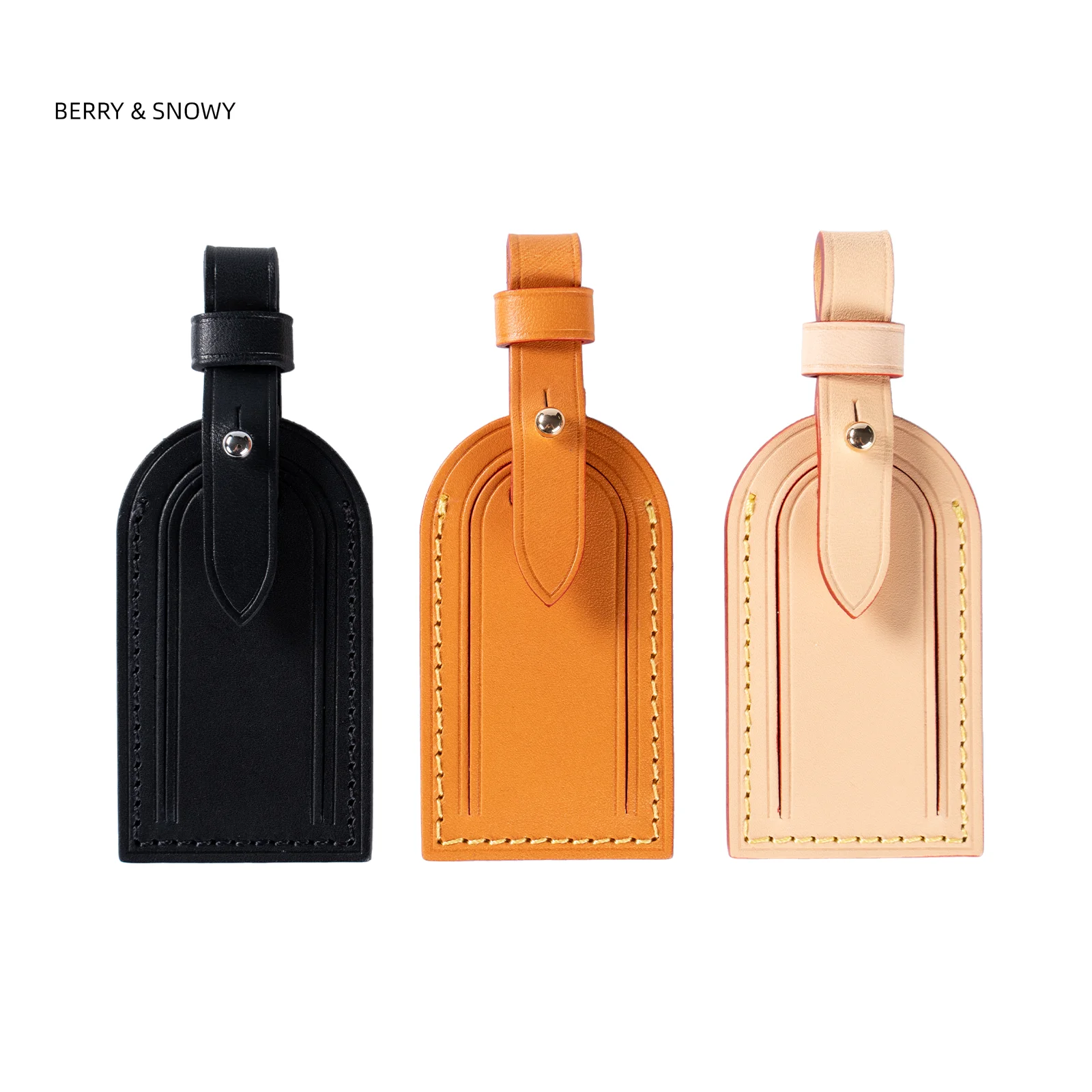 

Бирка для багажа Berry&Snowy из натуральной кожи вачетта, замена для сумок Carryall, PM, BB, Cargo, роскошная бирка для багажа