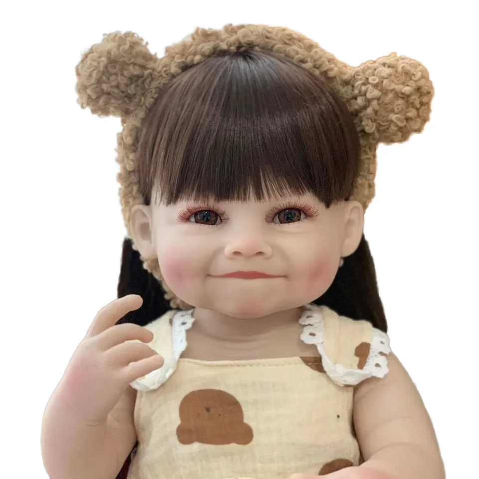 Full Body Silicone Baby Doll Reborn Dolls Vinyl Newborn Twins Wholesale Cheap Solid Images Toddler Black