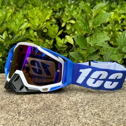 100 gafas de motocicleta gafas de carreras de Motocross gafas de motocicleta gafas de Motocross gafas de ciclismo Mtb