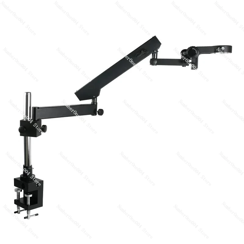 

Adjustable Direction Articulating Arm Pillar Clamp Holder Bracket Microscope Stand 76mm for Lab Stereo Trinocular Microscope