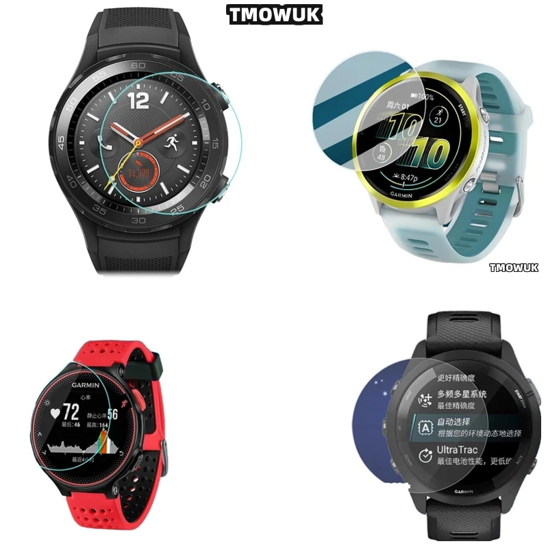 

For Garmin Forerunner 645 735 745 935 945 955 965 970 Fenix 7 7S 7X Pro 9H Hardness HD Anti - Scratch Tempered Glass Screen Prot