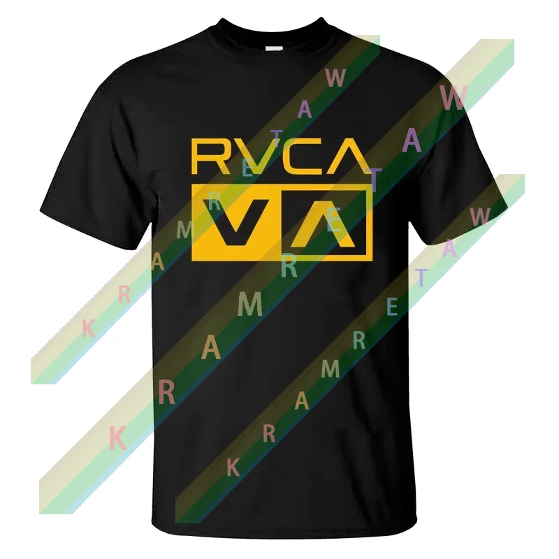 

2024 Men T Shirt Casual RVCA VA Essential T-shirt Graphic Summer Short Sleeves 100% Cotton S-3XL Cool Tee