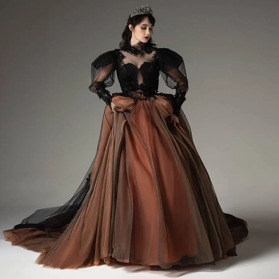 

Chic and Sophisticated Detachable Sleeve Lace A-line Illusion Evening Party Dresses Sexy Backless Prom Gown فساتين الحفلات