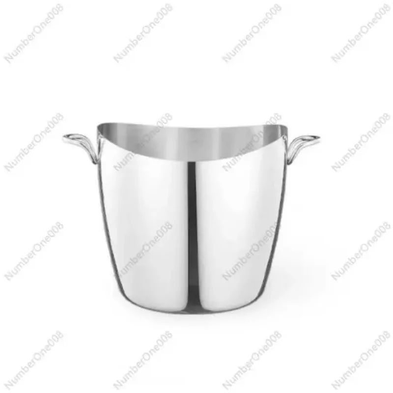 

Премиальный ведерко для льда из нержавеющей стали 304 для вина и шампанского, скандинавский минималистичный дизайн, быстрое охлаждение, многоразовый аксессуар для домашнего бара