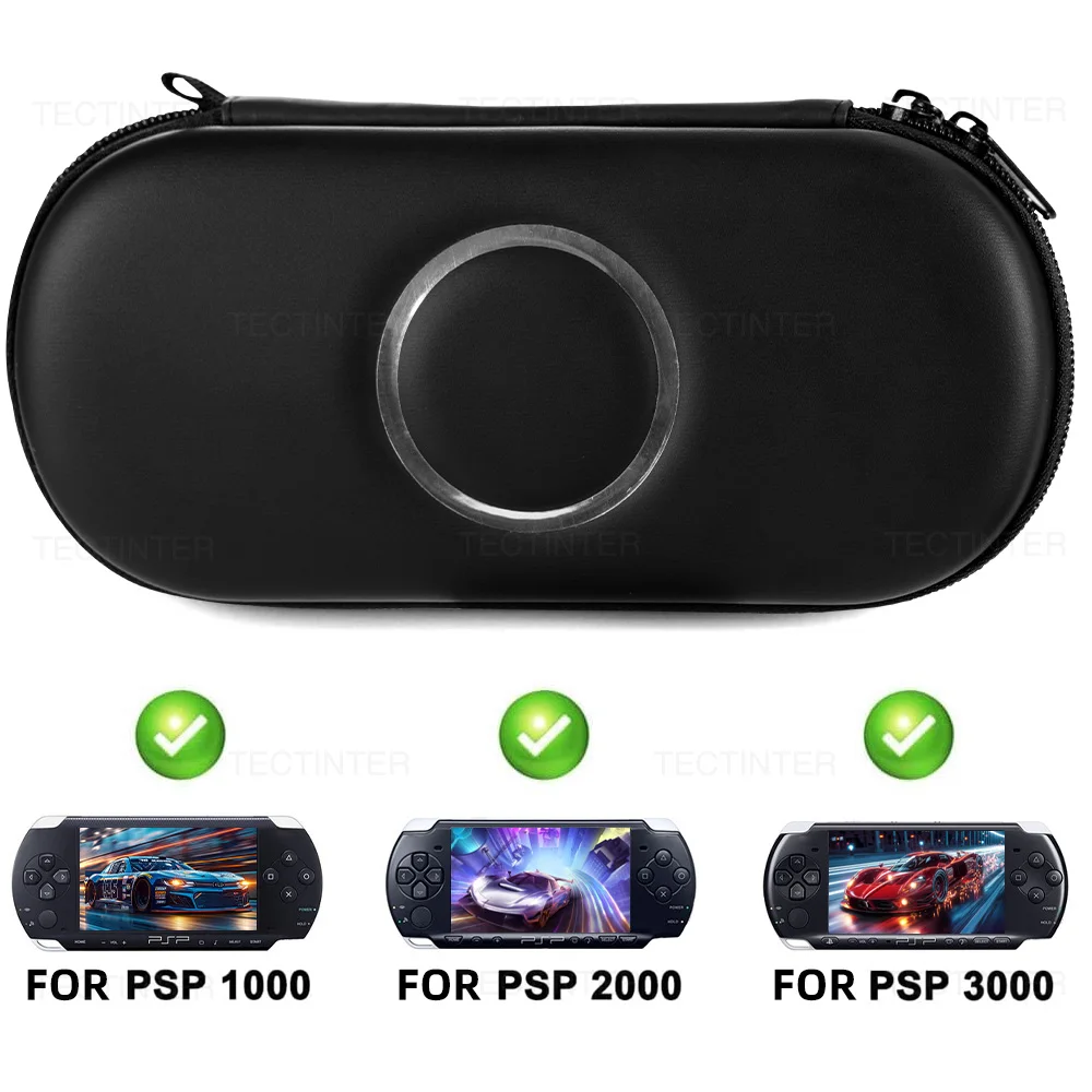 إيفا المحمولة حقيبة لسوني PSP1000/2000/3000 لعبة وحدة التحكم حمل حقيبة سفر تخزين الغبار لملحقات PSP
