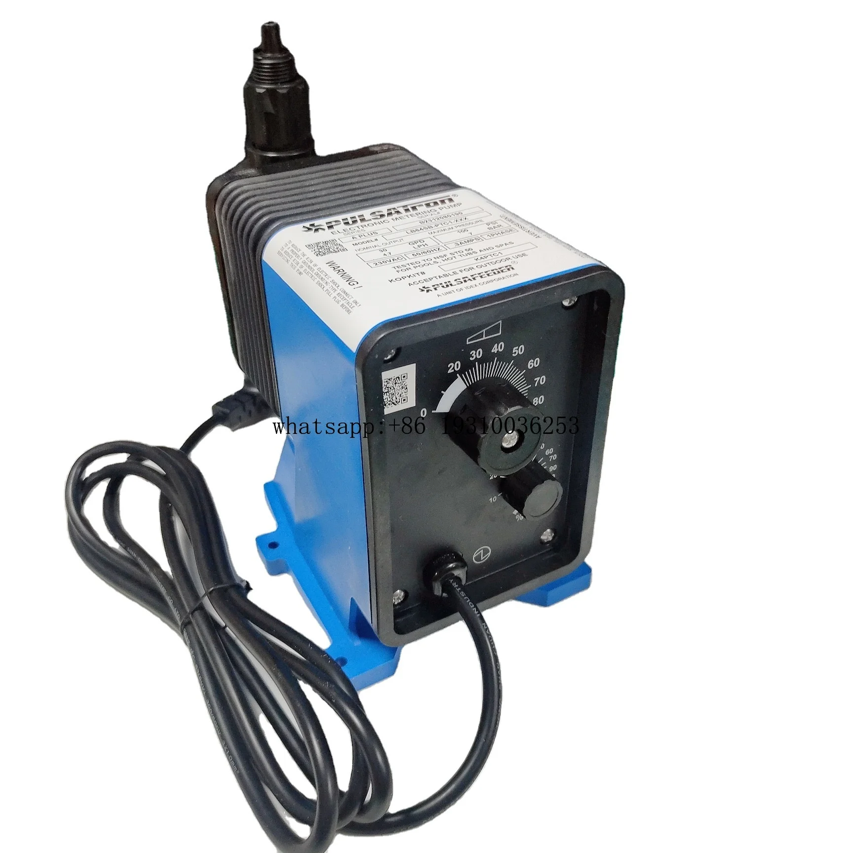 

Pulsafeeder Small Flow Mechanical Diaphragm Metering LB04SB-PTC1-XXX For Chemical Dosing Control