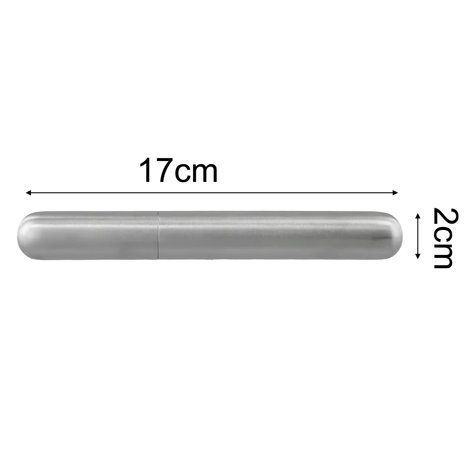 Roestvrijstalen Ciga Tube Case Sigarettenhouder, Compacte Pocket Box-Opslag, Elegant Uiterlijk, Kepp Uw Sigaren Vers