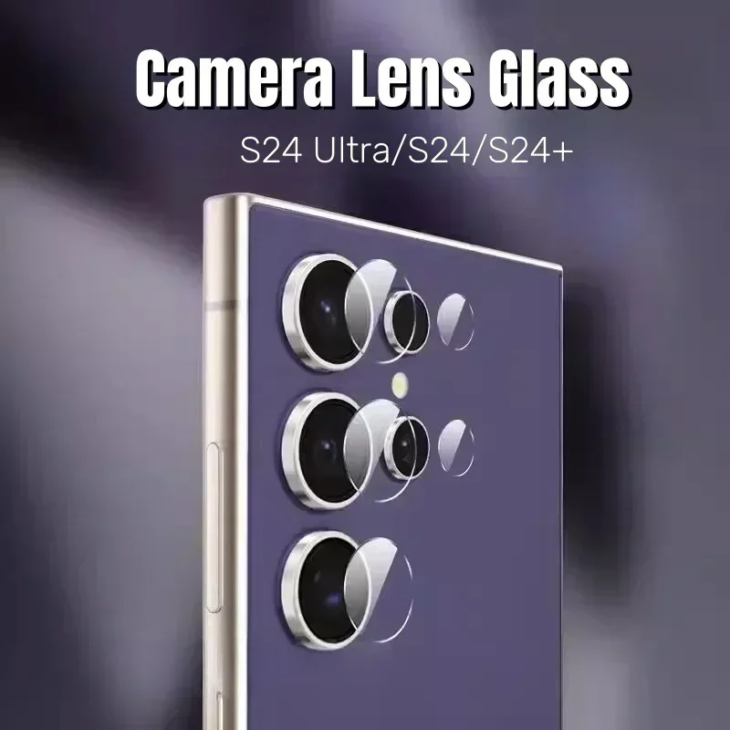 Cristal de cámara para Samsung Galaxy S24 Ultra Plus S24 +, Protector de pantalla de lente trasera