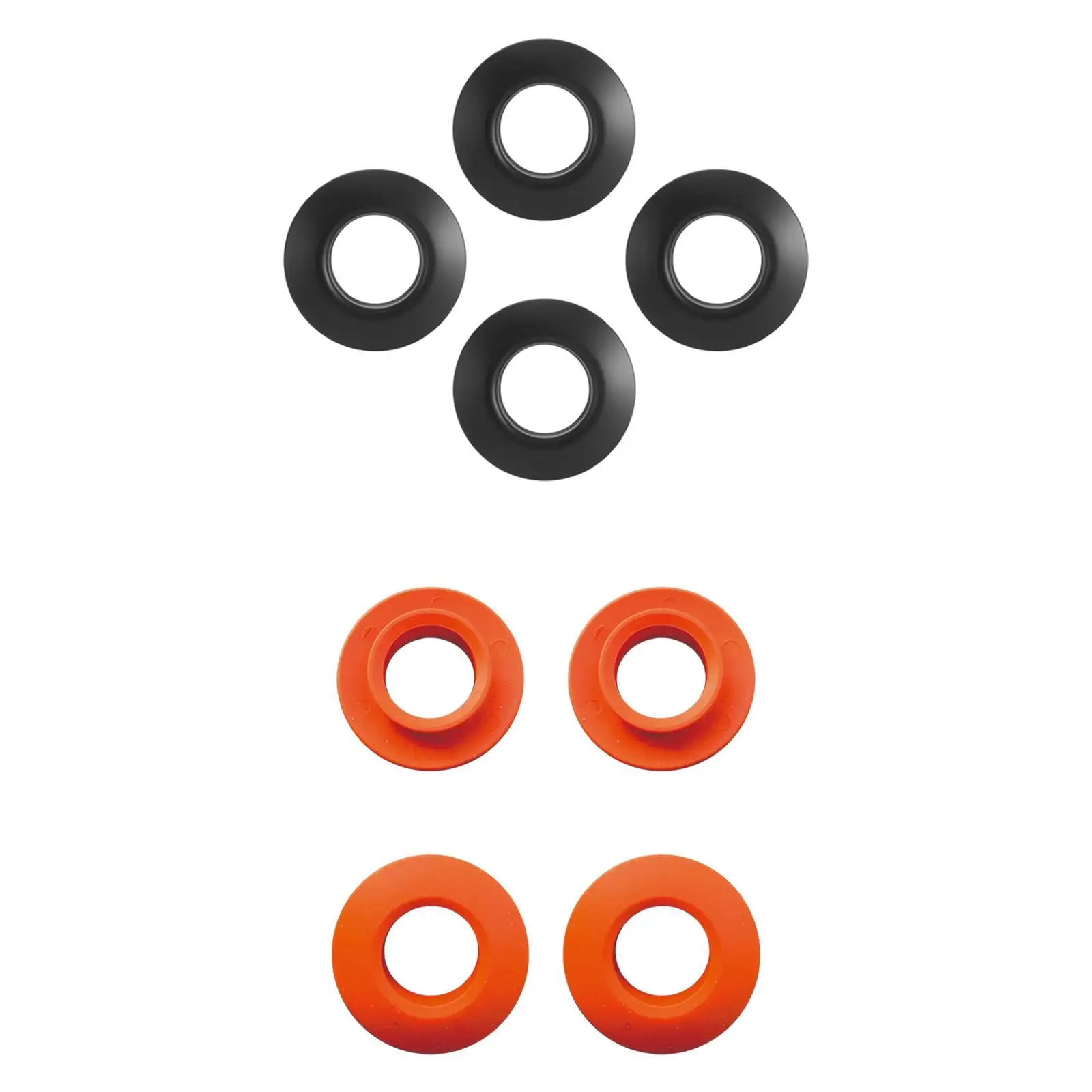 4x Kayak Paddle Drip Rings Paddle Protection Easy Installation Practical PVC Kayak Oar Drip Rings Splash Guards for Boating