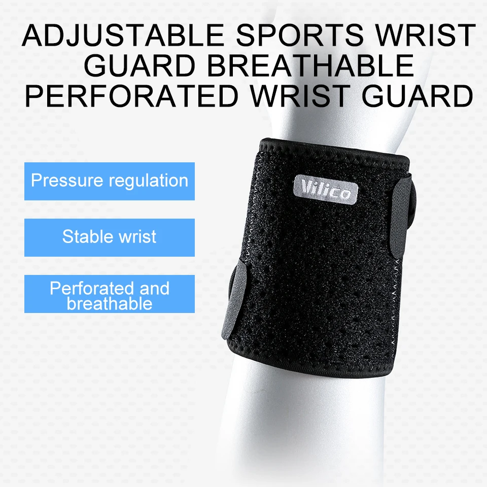 Carpal Protector Adjustable Wristbands Compression Spring Support Bracers Gym Sports Wristband Breathable Wrap Safety Wristband