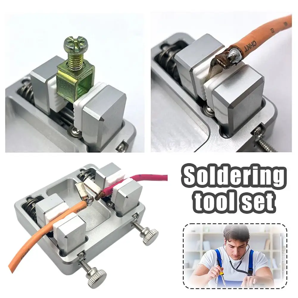 Welding wire clamp - DIY soldering tool kit - PCB wiring clamp - Wire clamp welding The Professional 