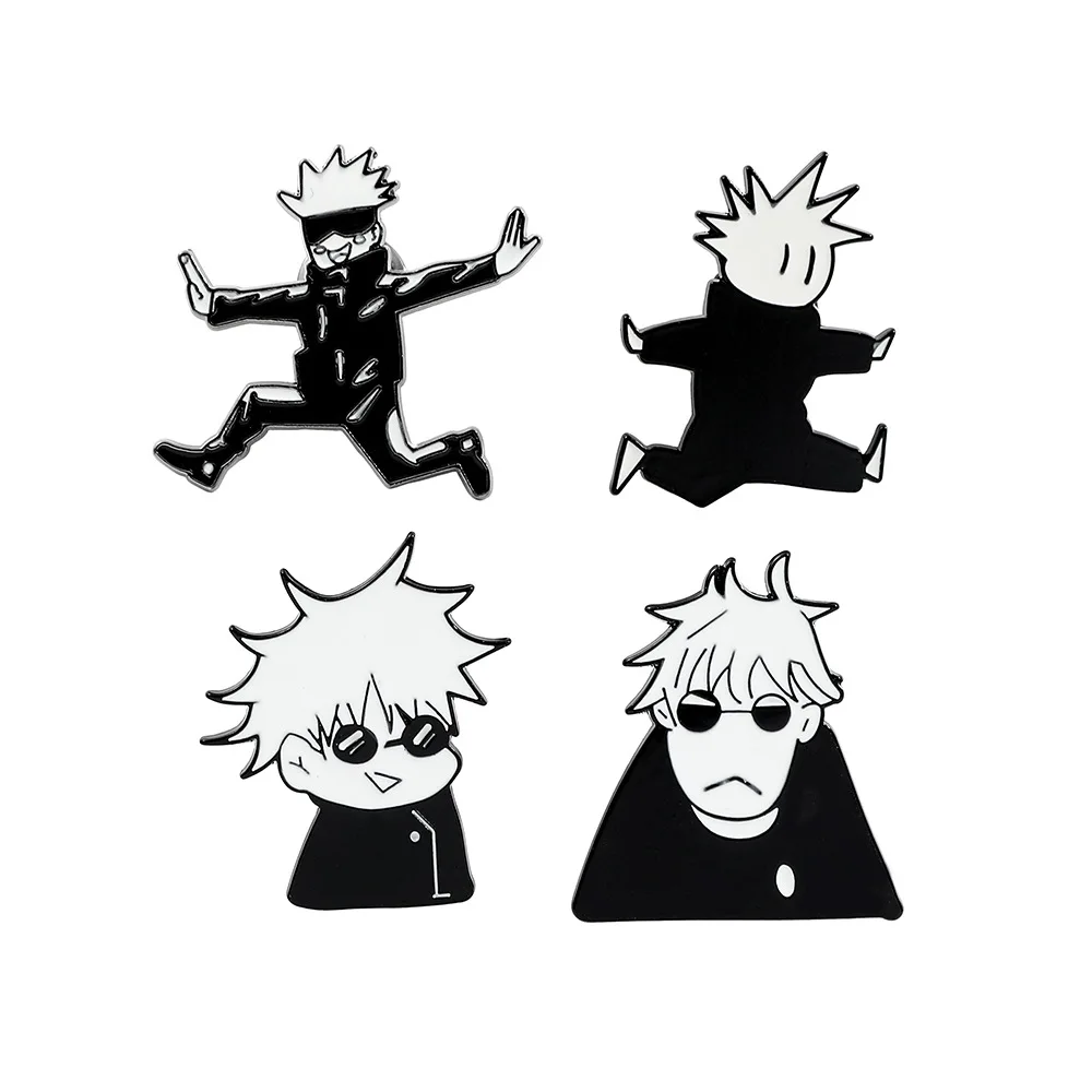 

Hot-blooded Anime Jujutsu Kaisen Funny Brooch Badge Brooch Vitality Satoru Gojo Brooches for Jewelry Accessorie Gift