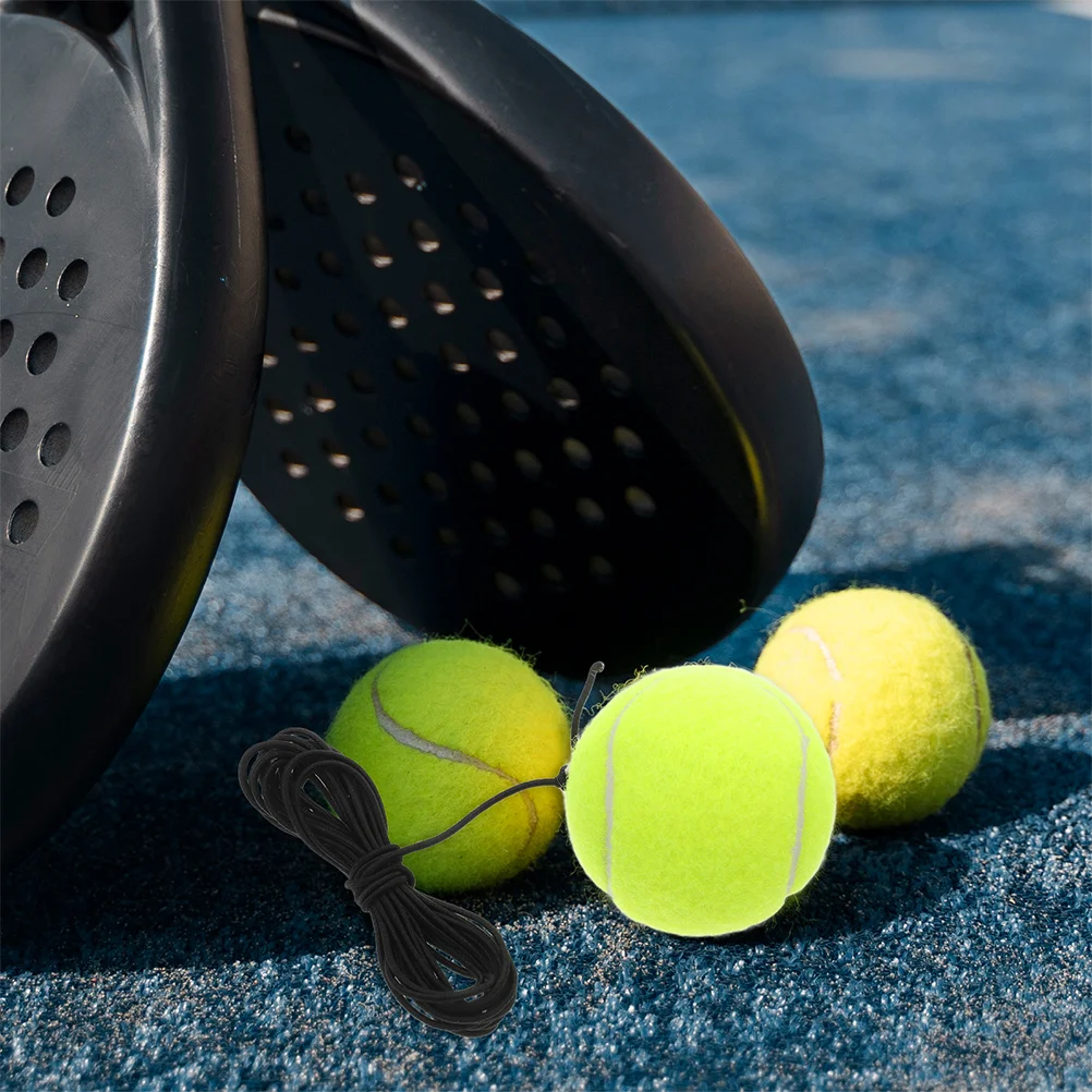

2Pcs Portable Tennis Training Balls Elastic Rope Ideal for Beginners Improve Reaction Skills Coordination Practice Ball