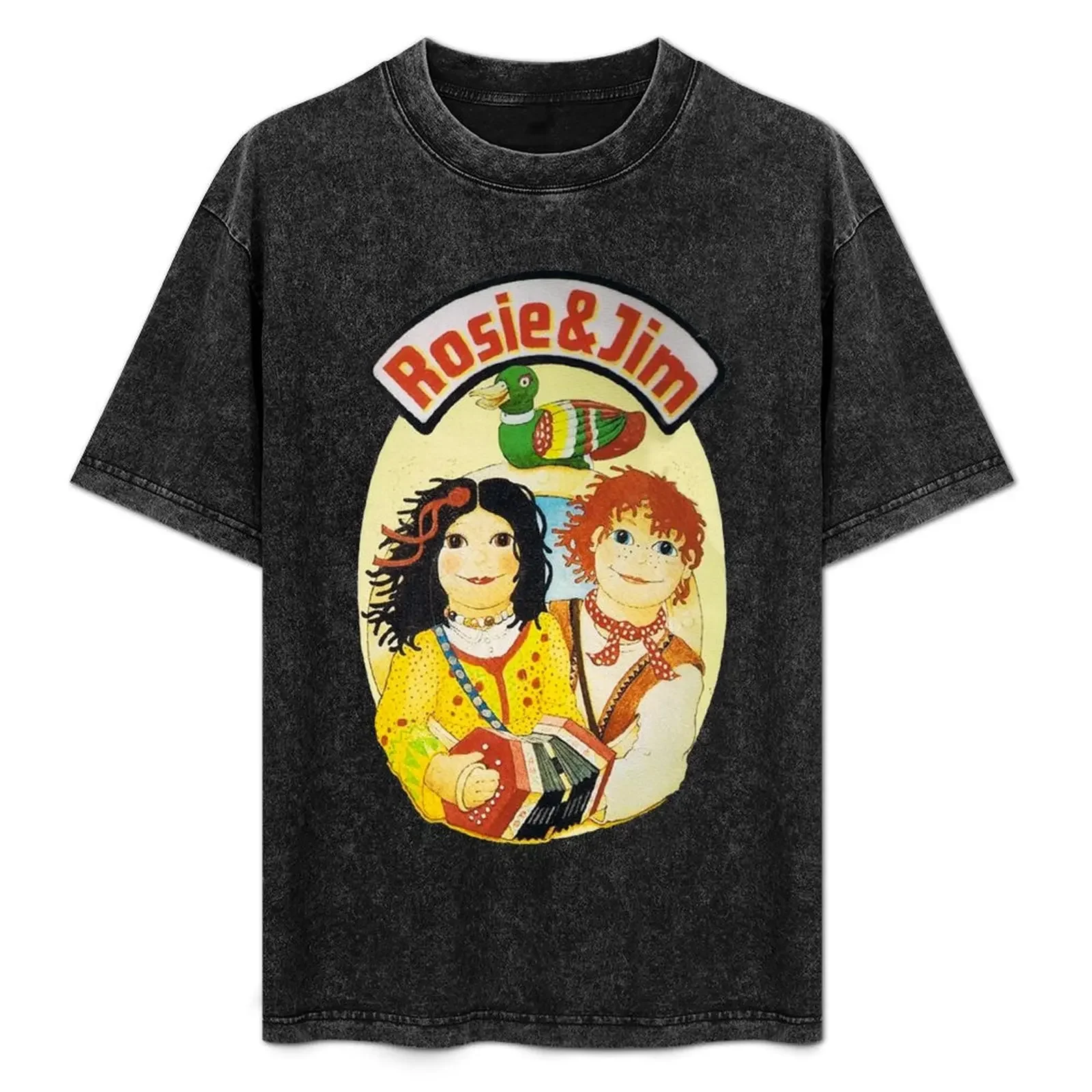 

Rosie and Jim rag dolls T-Shirt Basic Casual Wear Short Sleeve Top