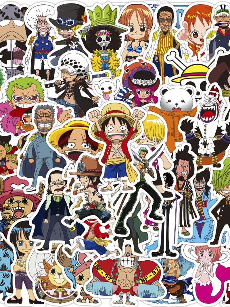 

One Piece Anime Stickers Luffy Gear 5 Waterproof Vinyl Decals For Laptop Water Bottle Phone Notebook Diy Decor For Anime Lovers