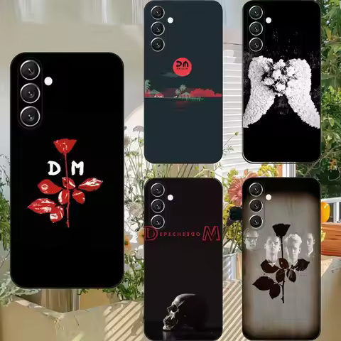 D-Depeche Mode Phone Case Phone Case For Samsung S25,S24,S21,S22,S23,S30,Ultra,S20,Plus,Fe,Lite,Note,10,9,5G Black Cover