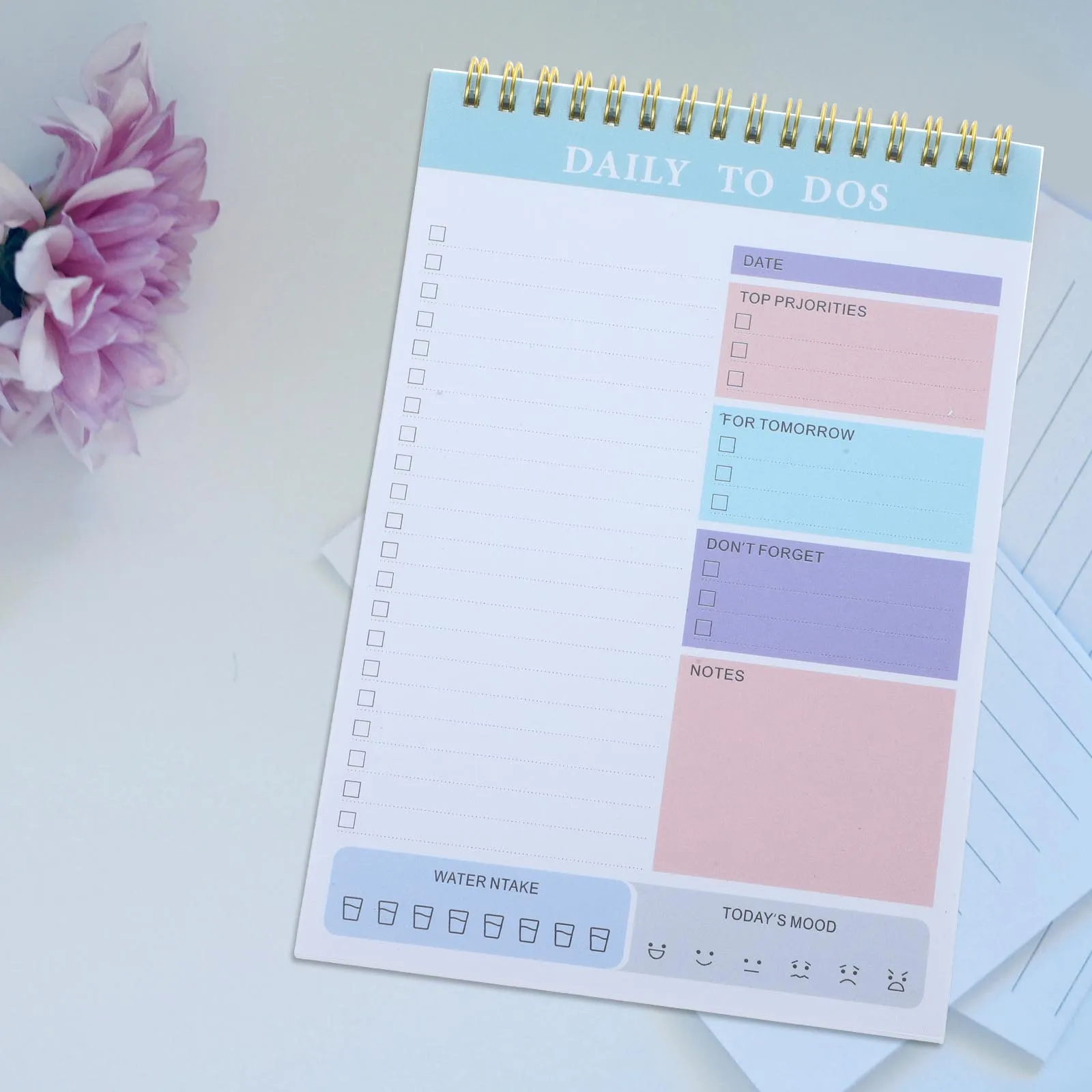 

Daily Planner Notebook Tear Off Sheets Office Home Lightweight Portable Memo Pad Pages Task Checklist Notepad