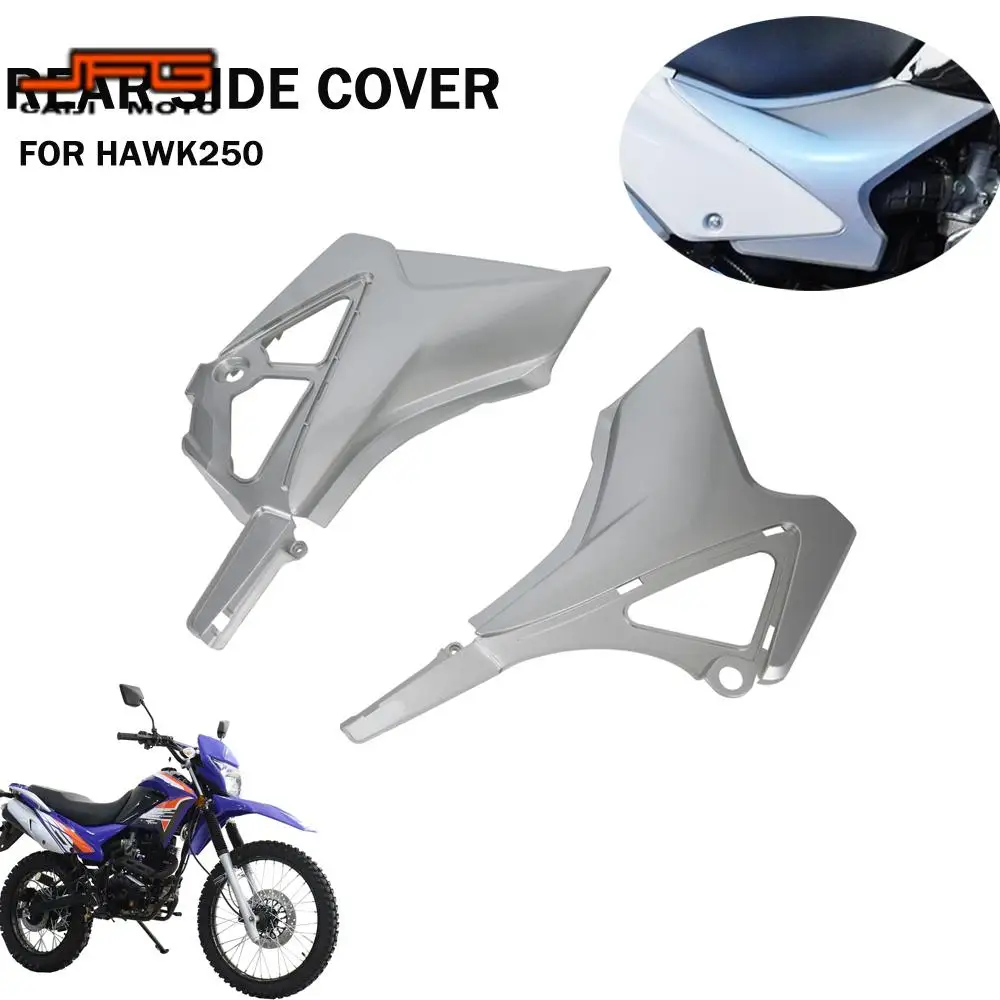 For HAWK 250 Electric Dirt Pit Bike Motorcycle Rear Side Cover Protection Left Right Engine Fairing Pannel Cowl